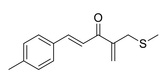 (E)- 4-甲基硫甲基-1-对甲苯戊-1,4-二烯-3-酮/(E)-4-(methylthiomethyl)-1-(p-tolyl)penta-1,4-dien-3-one/ 2104090-55-