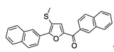 2-(萘-2)-5-(萘-2-甲酰基)-3-甲硫基呋喃/(4-(methylthio)-5-(naphthalen-2-yl)furan-2-yl)(naphthalen-2-yl)methanone
